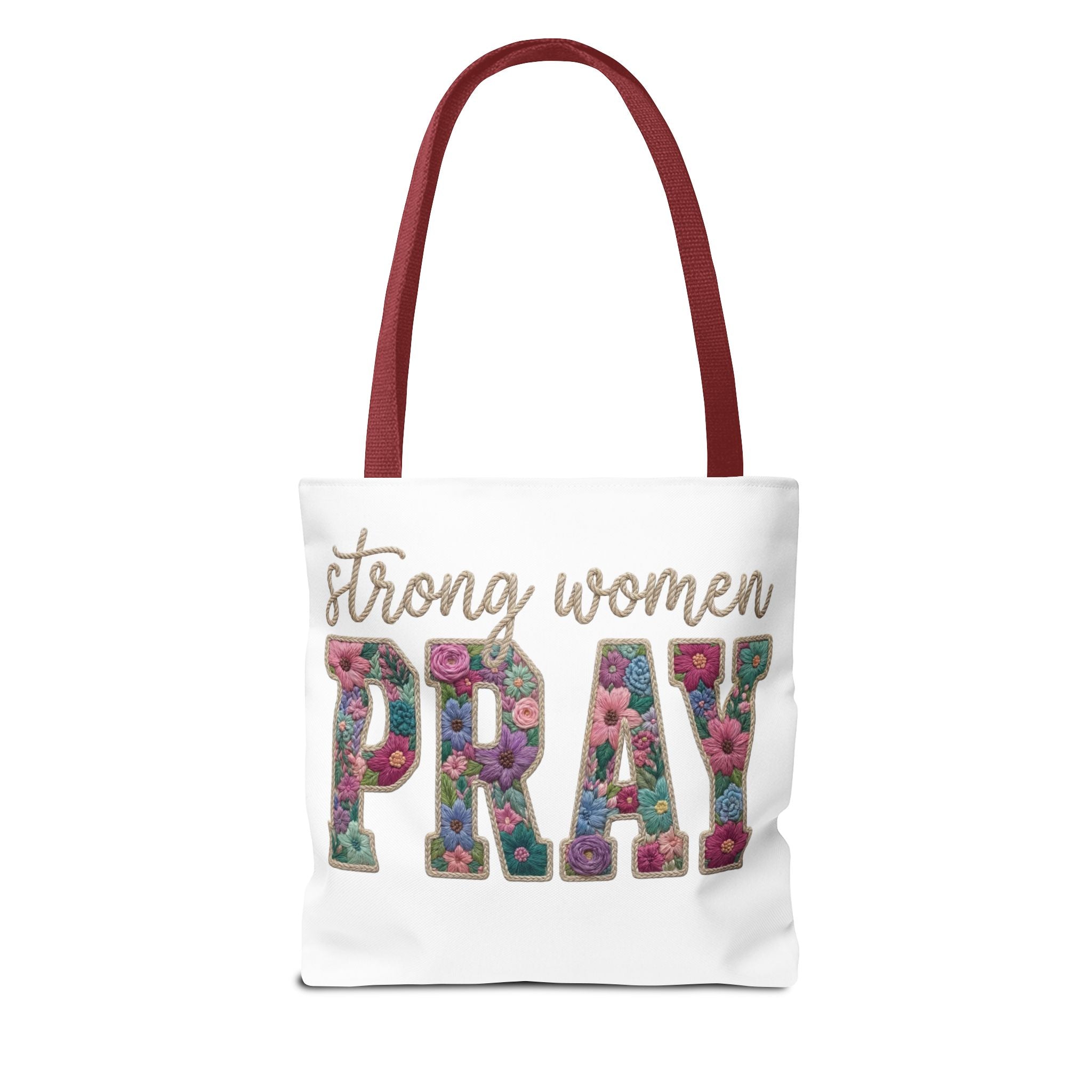 Strong Women Pray Christian Tote — Women of the Bible Prayer Bag
