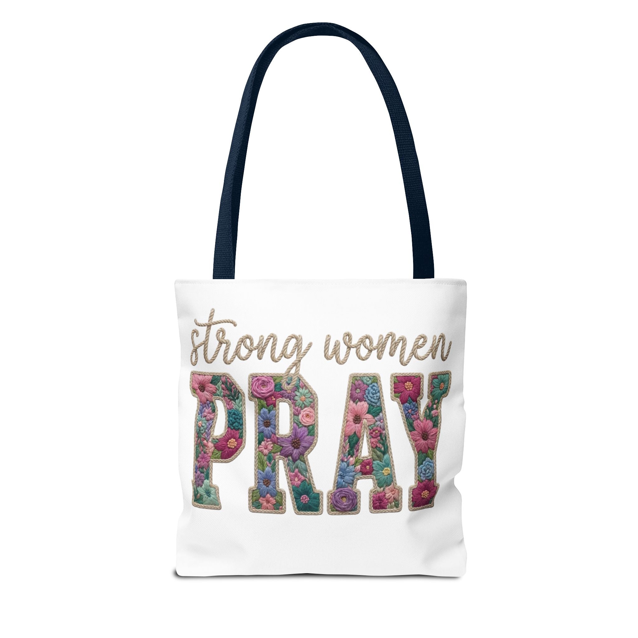 Strong Women Pray Christian Tote — Women of the Bible Prayer Bag