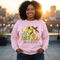 He Is Risen Easter Sweatshirt Christan Sweatshirt