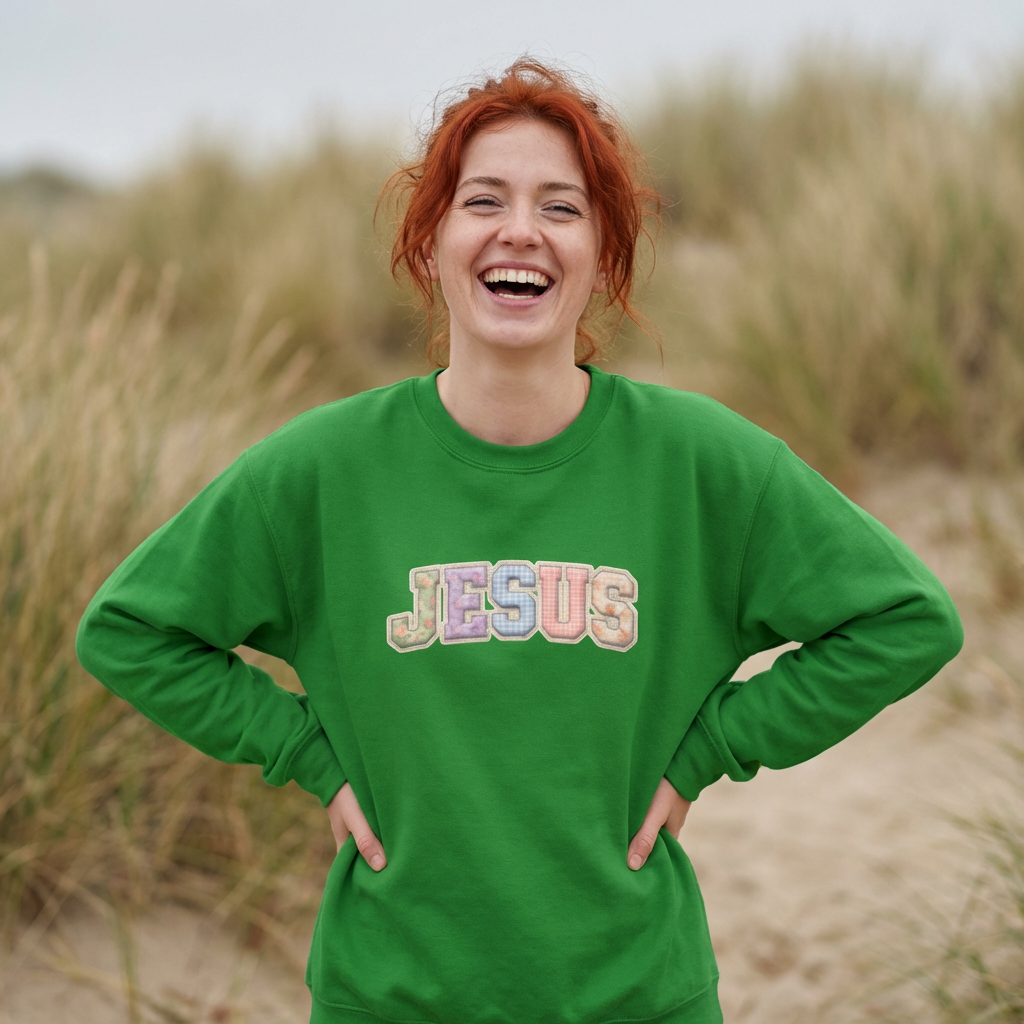 Jesus Pastel Crewneck Sweatshirt