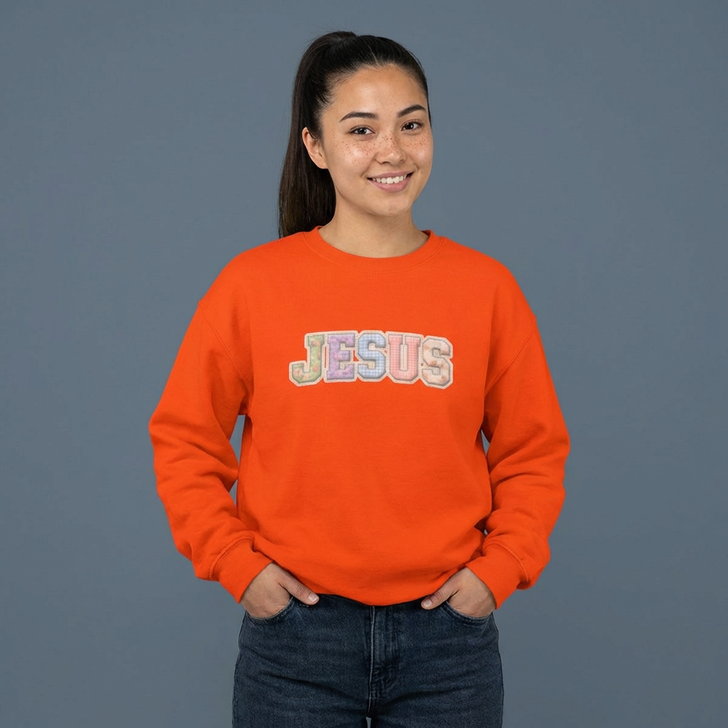 Jesus Pastel Crewneck Sweatshirt
