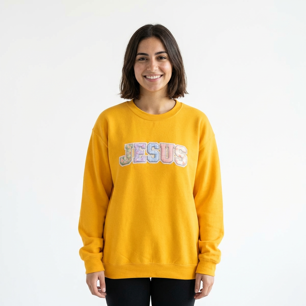 Jesus Pastel Crewneck Sweatshirt