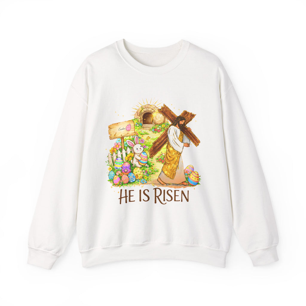 He Is Risen Easter Sweatshirt Christan Sweatshirt